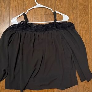 Rebecca Minkoff Long Sleeve Off the Shoulder Top